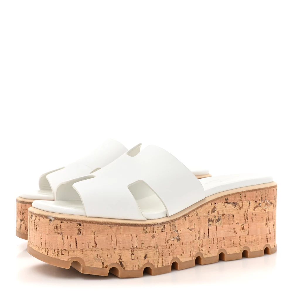 Hermès Cork Eze 30 Sandals White – Mirror Quality Replicas - Premium Alternative Bag