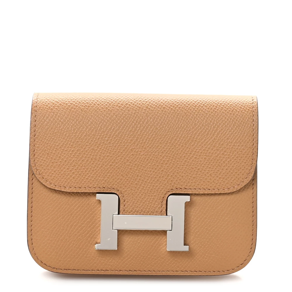 Hermès Epsom Constance Slim Wallet Biscuit – Mirror Quality Replicas - Premium Alternative Bag