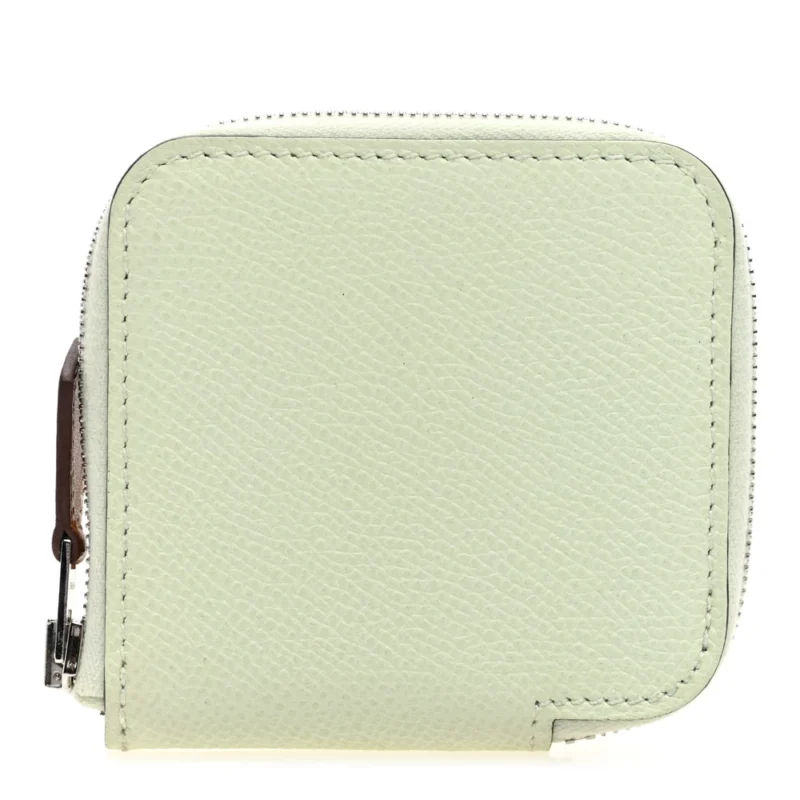 Hermès Epsom Silk'In Coin Purse Vert Fizz – Artisan-Grade Dupes - Premium Alternative Bag