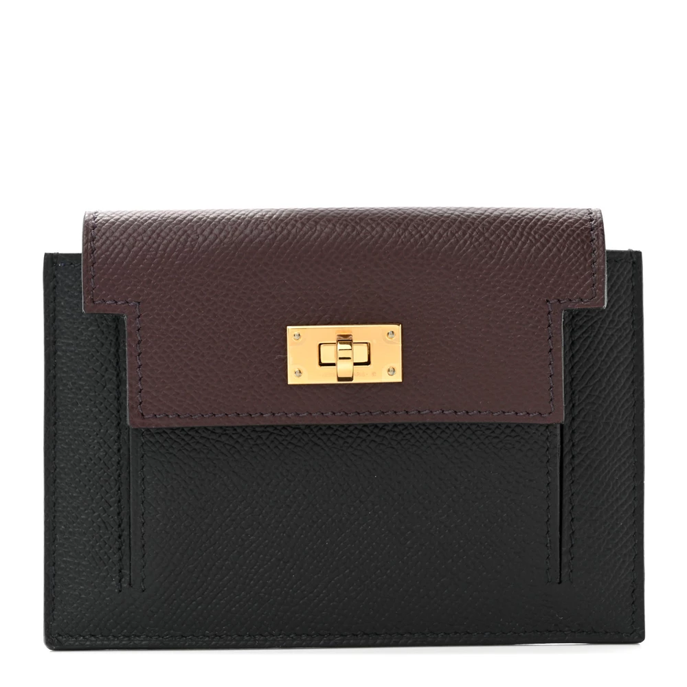 Hermès Epsom Tricolor Kelly Wallet Black – Artisan-Grade Dupes - Premium Alternative Bag