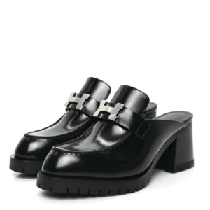 Hermès Flore 60 Mules Black - Artisan-Grade Dupes