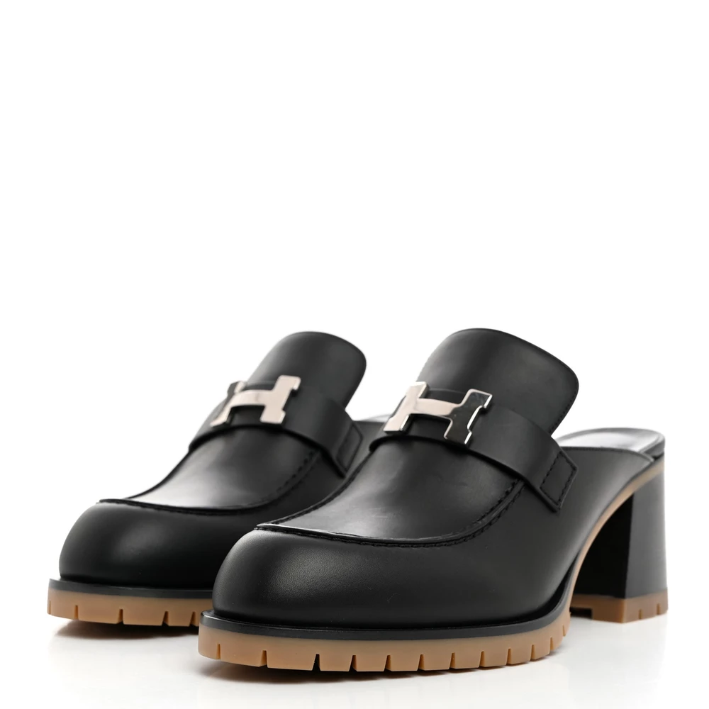 Hermès Flore 60 Mules Black – Mirror Quality Replicas - Premium Alternative Bag