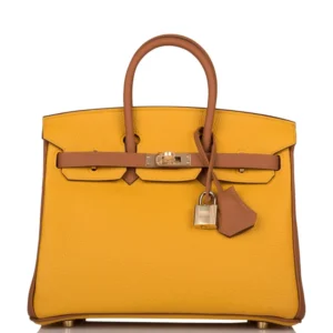 Hermès HSS Birkin Jaune Ambre Gold Togo - Premium Replica