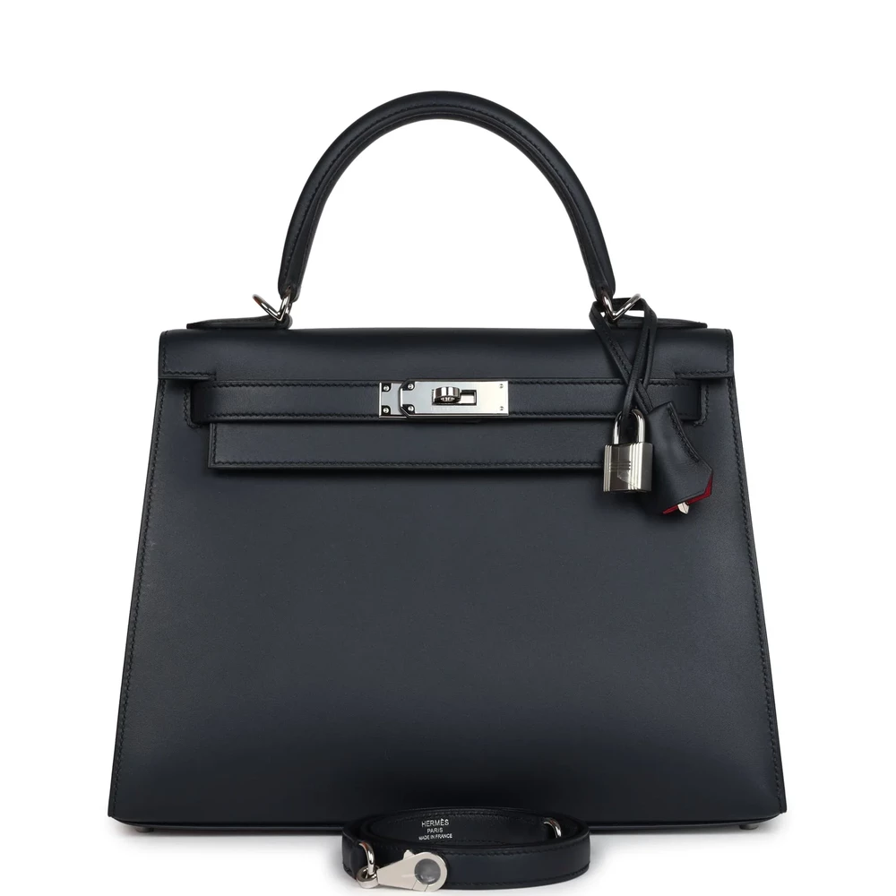 Hermès HSS Kelly 28 Bleu Obscur Sombrero – High-End Inspired - Premium Alternative Bag