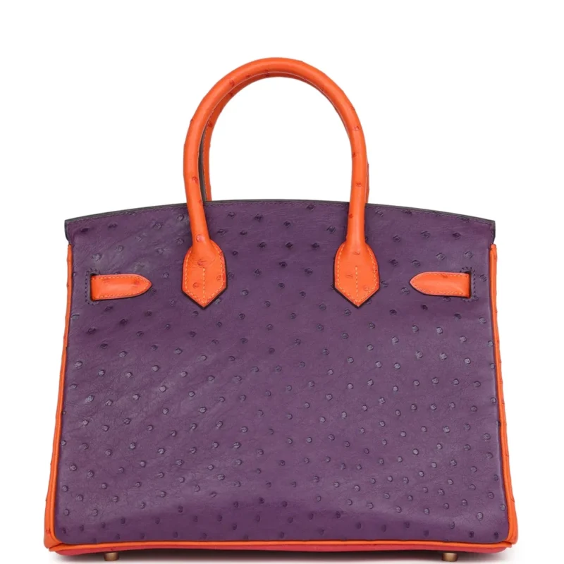 Hermès HSS Tangerine Violet Ostrich - High-End Inspired - Image 3