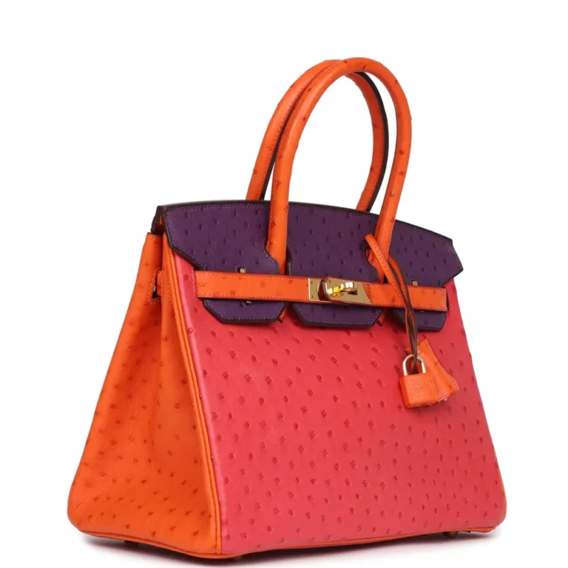 Hermès HSS Tangerine Violet Ostrich - High-End Inspired - Image 6