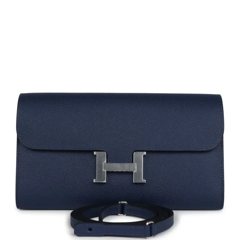 Hermès Hermès Constance Wallet To Go Bleu Navy – 1:1 Replica - Premium Alternative Bag