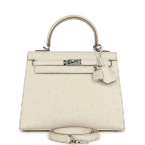 Hermès Kelly 25 Beton Ostrich - Premium Replica