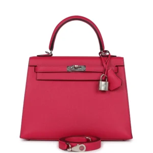 Hermès Kelly 25 Framboise Verso Epsom - 1:1 Replica
