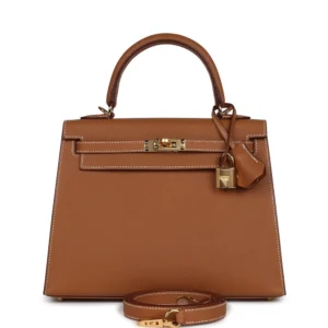 Hermès Kelly 25 Gold Epsom Gold - High-End Inspired