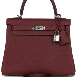 Hermès Kelly 25 Rouge H Togo Palladium - High-End Inspired