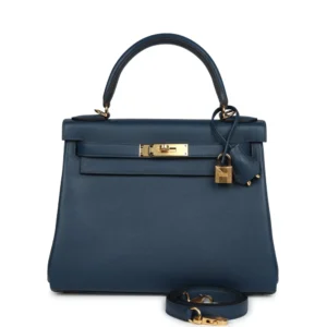 Hermès Kelly 28 Casaque Deep Bleu - Best Replica