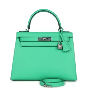 Hermès Kelly 28 Vert Comics Epsom - Premium Replica