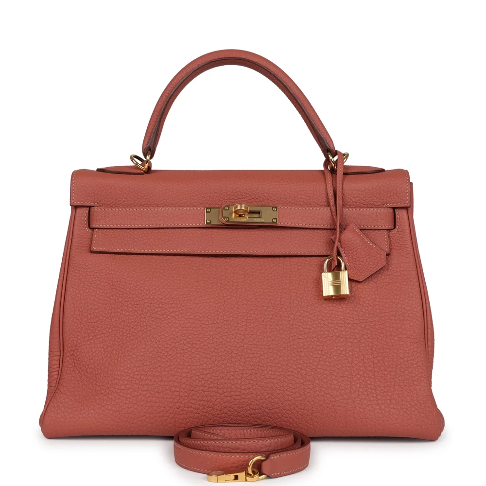 Hermès Kelly 32 Rosy Togo Gold – Mirror Quality Replicas - Premium Alternative Bag