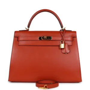 Hermès Kelly 32 Terre Battue Tadelakt - Mirror Quality Replicas