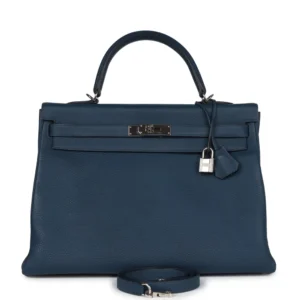 Hermès Kelly 35 Bleu De Prusse Togo - High-End Inspired