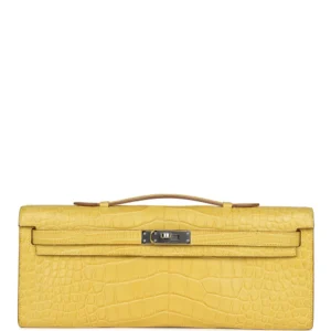 Hermès Kelly Cut Mimosa Alligator - Artisan-Grade Dupes