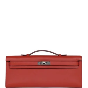 Hermès Kelly Cut Sanguine Swift - Artisan-Grade Dupes