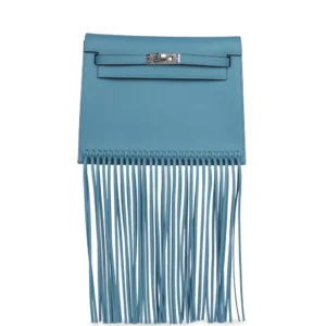 Hermès Kelly Danse Anate Blue Jean - Best Replica