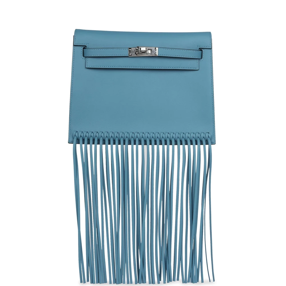 Hermès Kelly Danse Anate Blue Jean – Best Replica - Premium Alternative