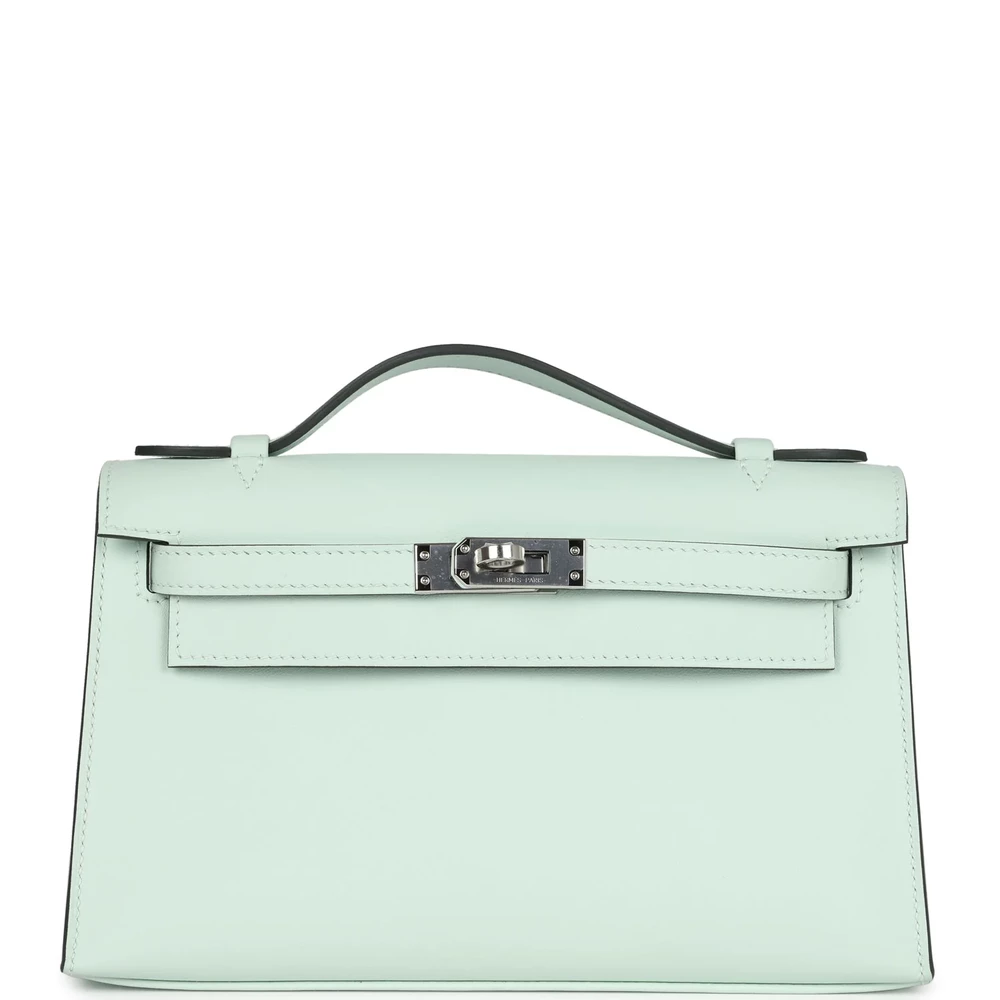 Hermès Kelly Pochette Vert Peppermint – Mirror Quality Replicas - Premium Alternative Bag