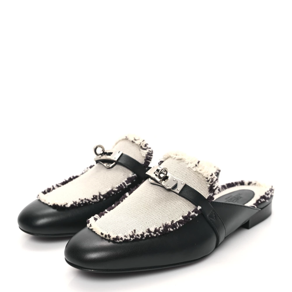 Hermès Oz Mules Black Prunoir – Premium Replica - Designer Inspired Luxury Bag