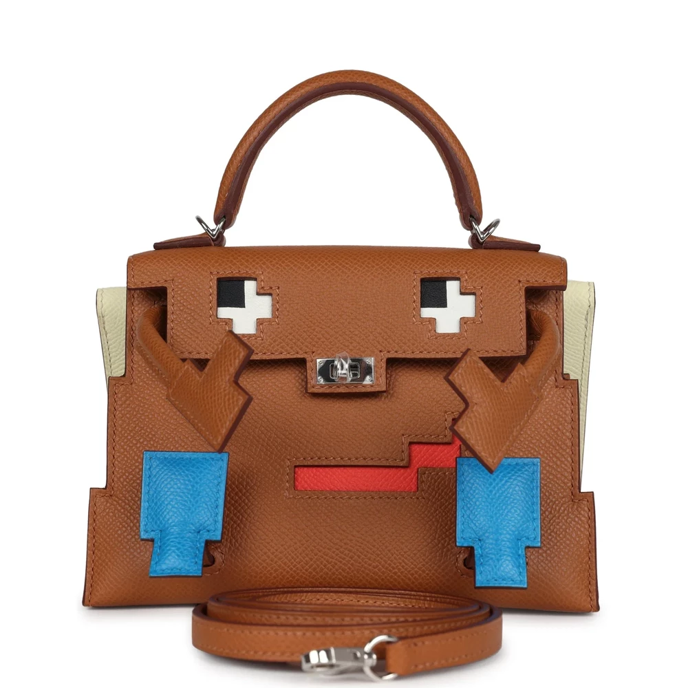 Hermès Picto Kelly Doll Gold Multi-color – Premium Replica - Premium Alternative Bag