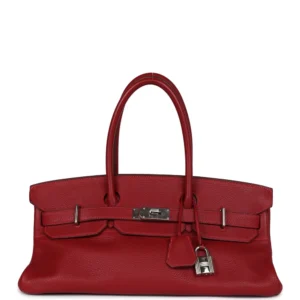 Hermès Shoulder JPG Rouge Vif Clemence - Artisan-Grade Dupes