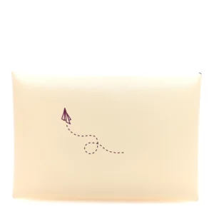 Hermès Swift Aviatrice Printed Calvi Card Case Nata - High-End Inspired