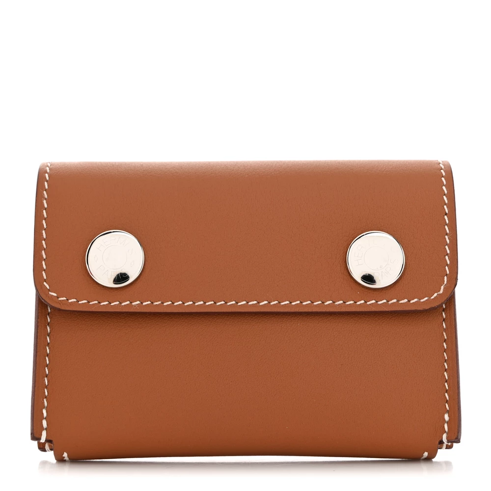 Hermès Swift Hermesnap Card Holder Gold – Artisan-Grade Dupes - Designer Inspired Luxury Bag