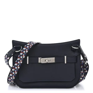 Hermès Swift Zigzag Mini Jypsière Caban Blue - Mirror Quality Replicas