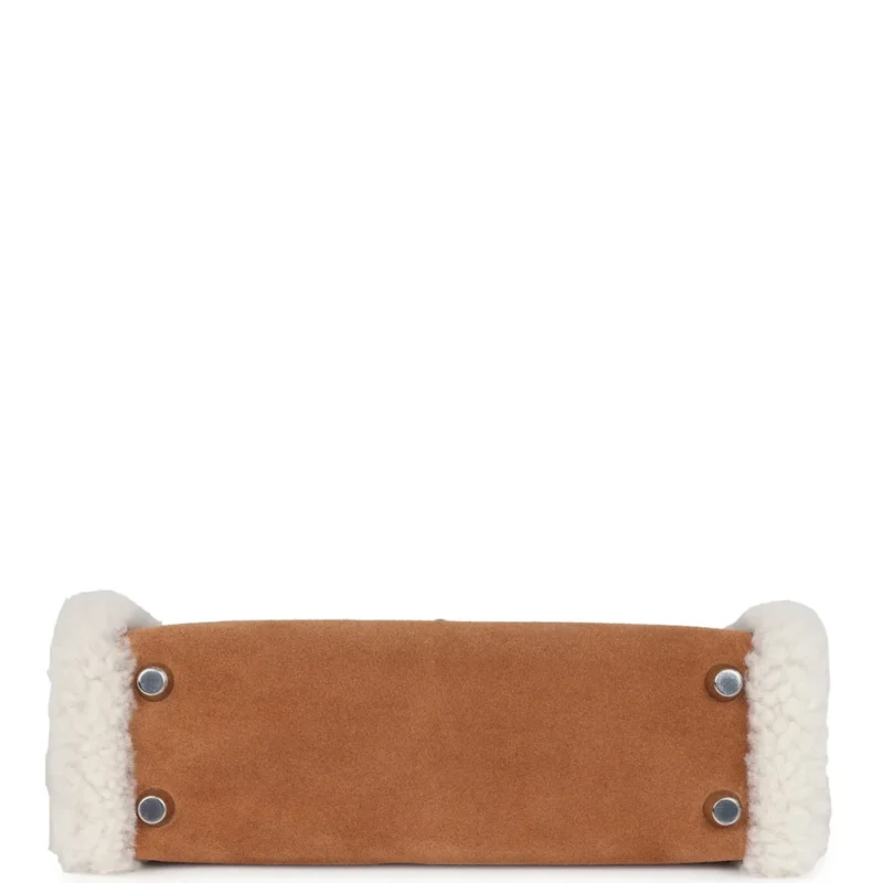 Hermès Teddy Kelly 20 Chamois Shearling - High-End Inspired - Image 4