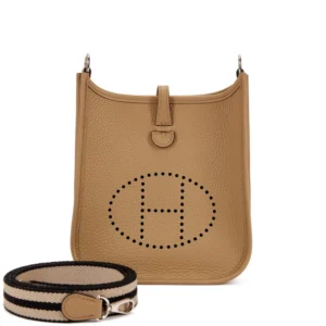 High-End Hermès Inspired - Beige Marfa Clémence Mini Evelyne 16