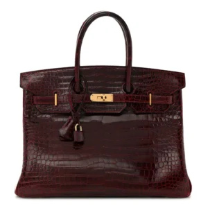 High-End Hermès Inspired Birkin 35 Rouge H - Shop Now