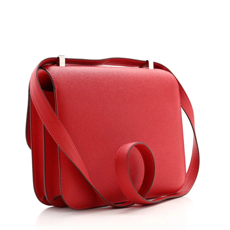 High-End Hermès Inspired - Constance 24 Epsom Rouge Casaque - Image 3