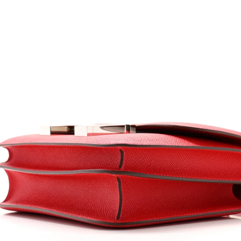 High-End Hermès Inspired - Constance 24 Epsom Rouge Casaque - Image 7