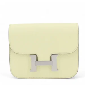 High-End Hermès Inspired - Constance Slim Wallet Jaune Milton Epsom