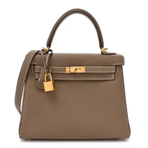 High-End Hermès Inspired – Kelly 25 Retourne Togo Etoupe