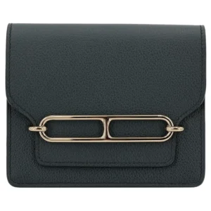 High-End Hermès Inspired - Roulis Slim Wallet Vert Rousseau