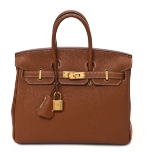 High-End Hermès Inspired - Togo Birkin 25 Gold | Top Tier Quality