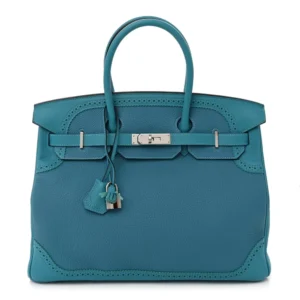 High-End Hermès Inspired Togo & Swift Ghillies Birkin 35