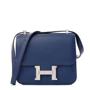 Mirror Quality Hermès Replicas - Constance 24 Swift Bleu Saphir