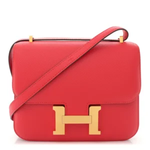 Mirror Quality Hermès Replica Epsom Constance 18 Rouge De Coeur