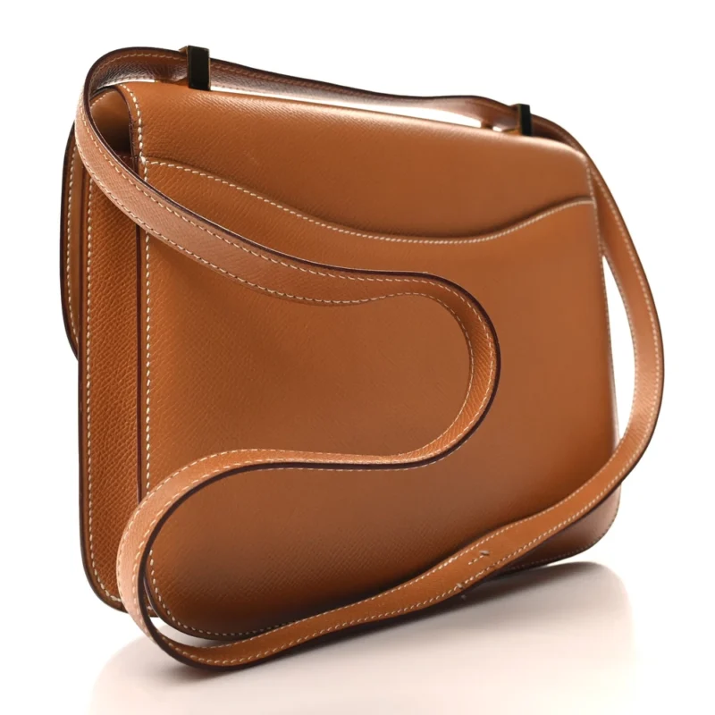 Mirror Quality Hermès Replicas - Epsom Constance 24 Gold - Image 3