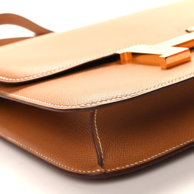 Mirror Quality Hermès Replicas - Epsom Constance 24 Gold - Image 7