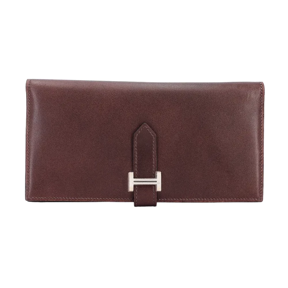 Premium Hermès Replica – Bearn Souffle Wallet Moka Butler - Designer Inspired Luxury Bag
