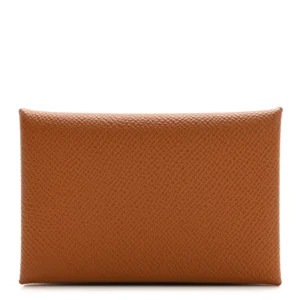 Premium Hermès Replica - Calvi Card Case Gold Epsom
