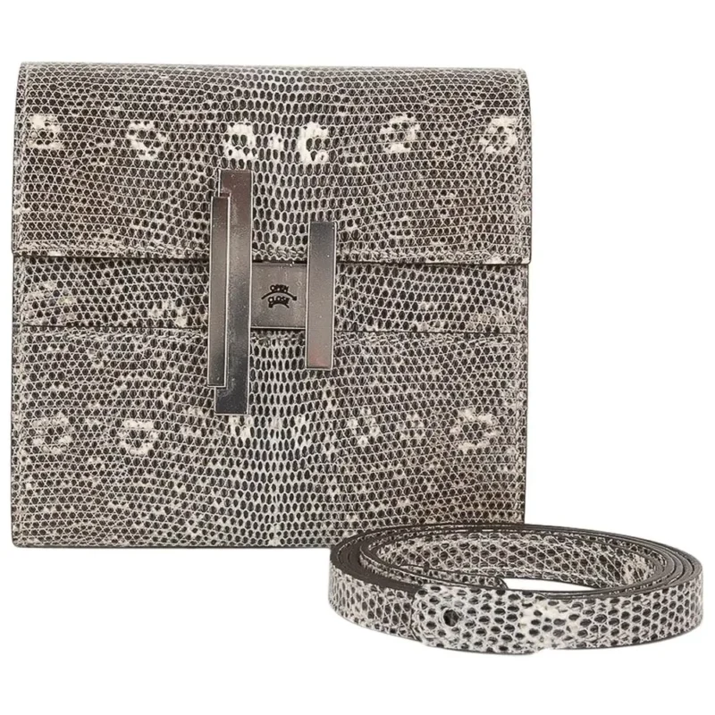 Premium Hermès Replica – Cinhetic Mini Wallet Ombre Lizard - Premium Alternative Bag