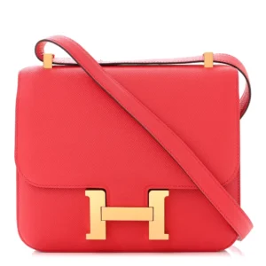 Premium Hermès Replica – Epsom Constance 24 Rouge De Coeur