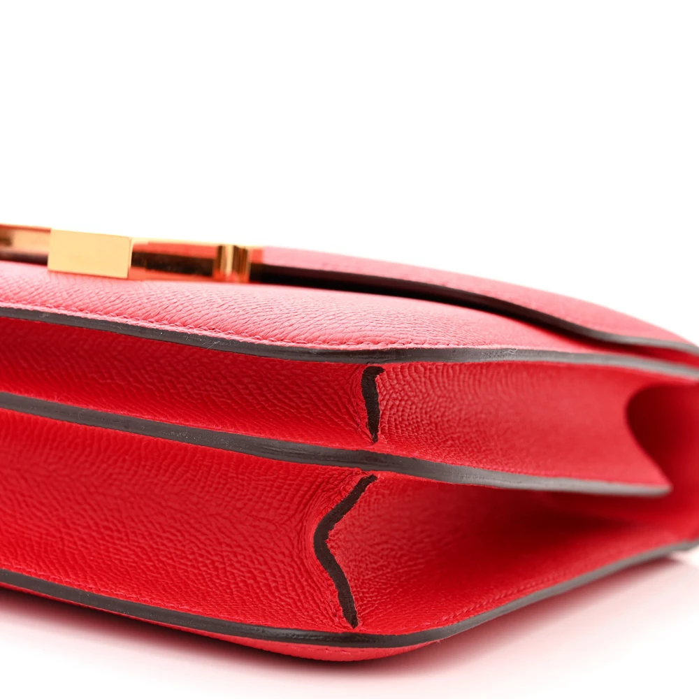Premium Hermès Replica – Epsom Constance 24 Rouge De Coeur - Premium Alternative Bag